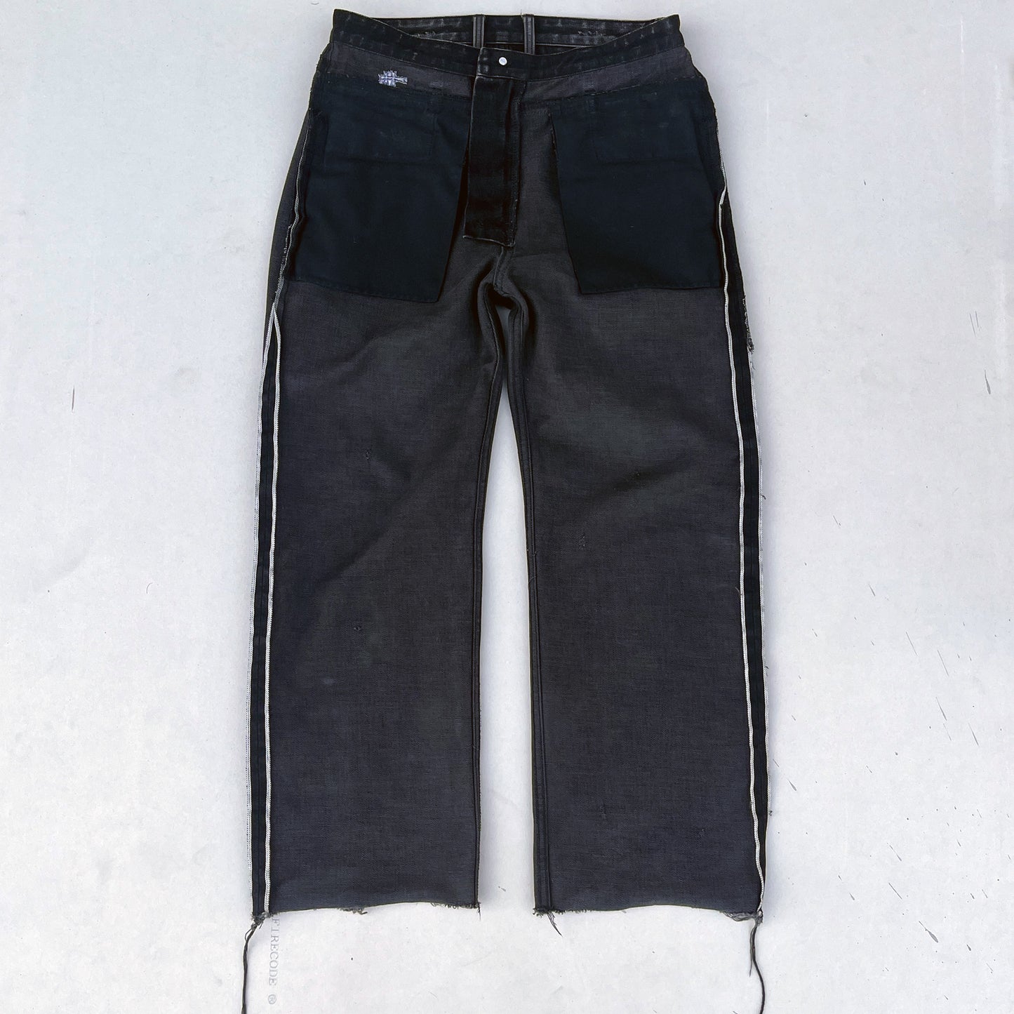 RUSS SELVEDGE DENIM - WASHED BLACK