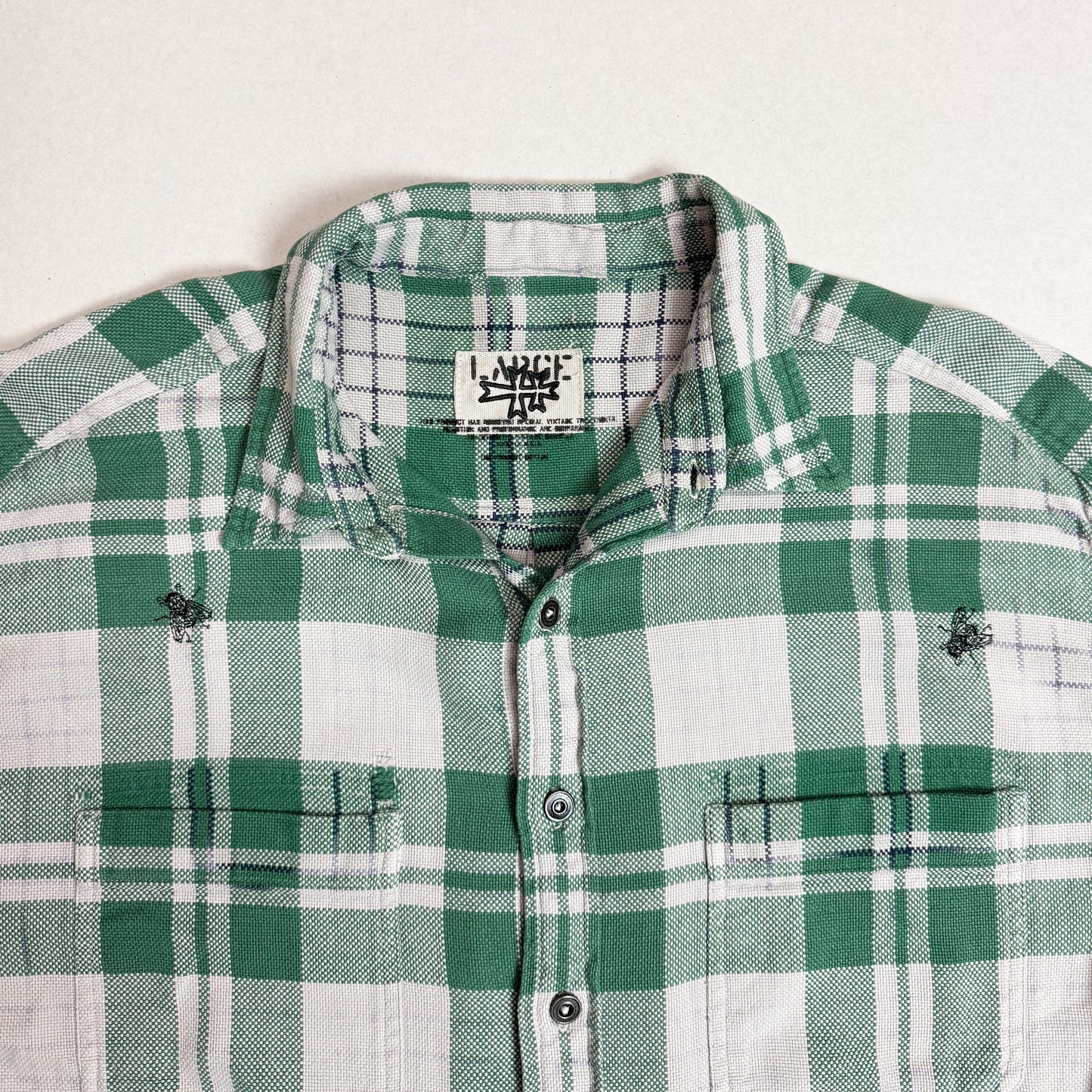 Aged Flannel - GREEN