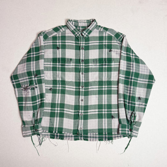 Aged Flannel - GREEN