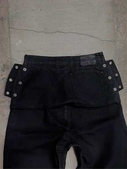 MINER PANTS - BLACK SMOKE