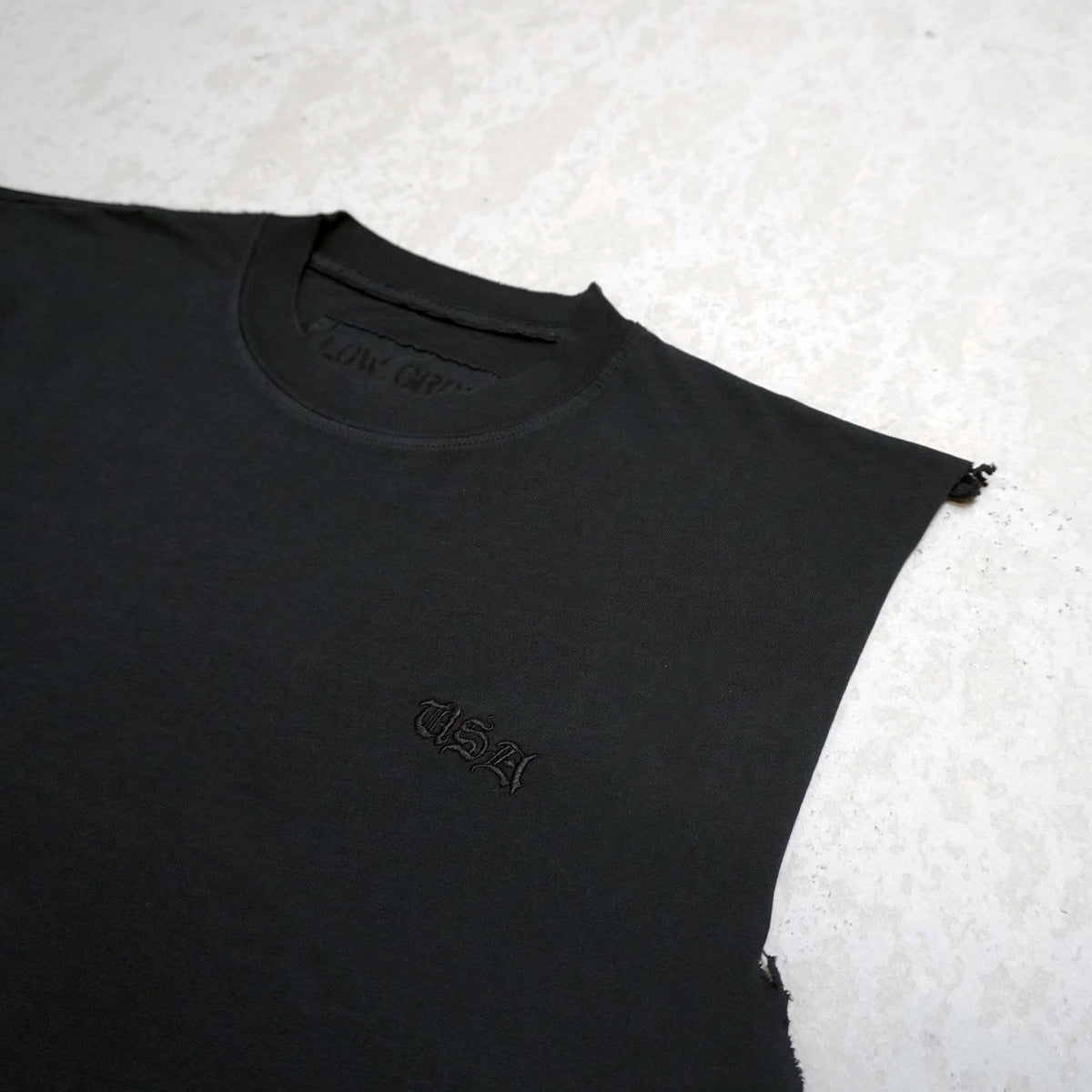 Reaper Cut Off Tee - Aged Black