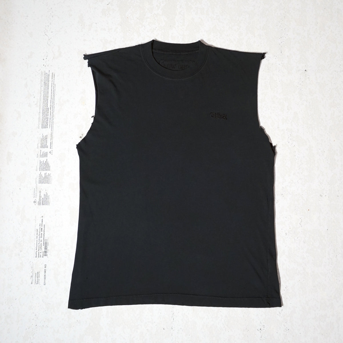 Reaper Cut Off Tee - Aged Black