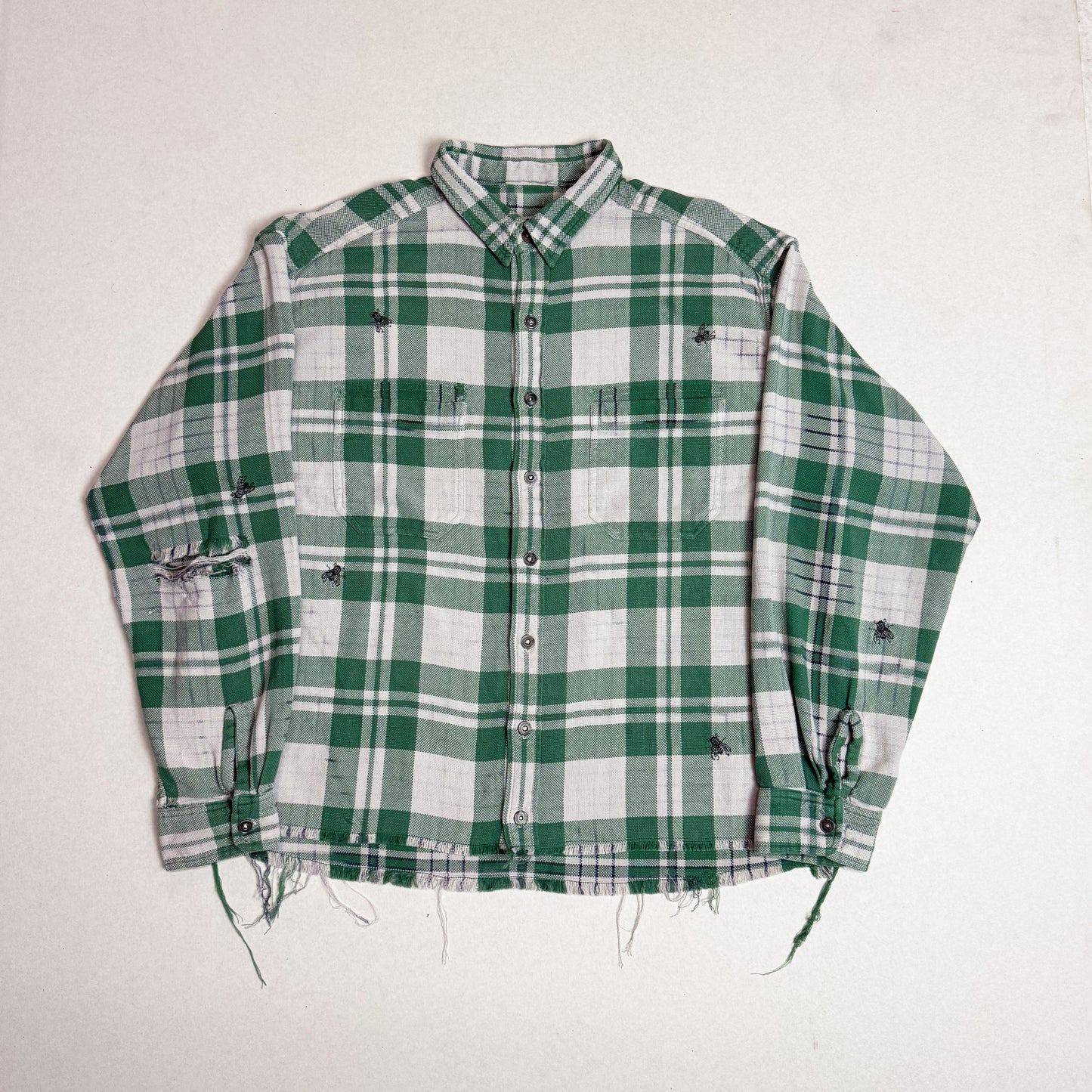Aged Flannel - GREEN