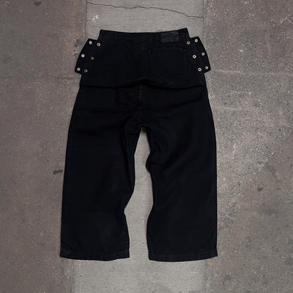 MINER PANTS - BLACK SMOKE