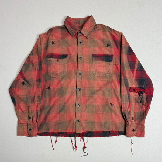 Aged Flannel - RED