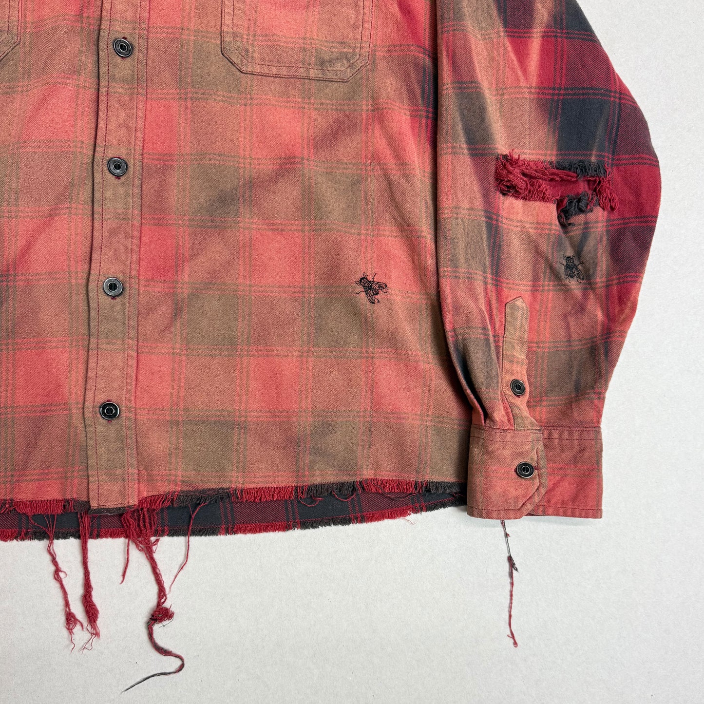 Aged Flannel - RED