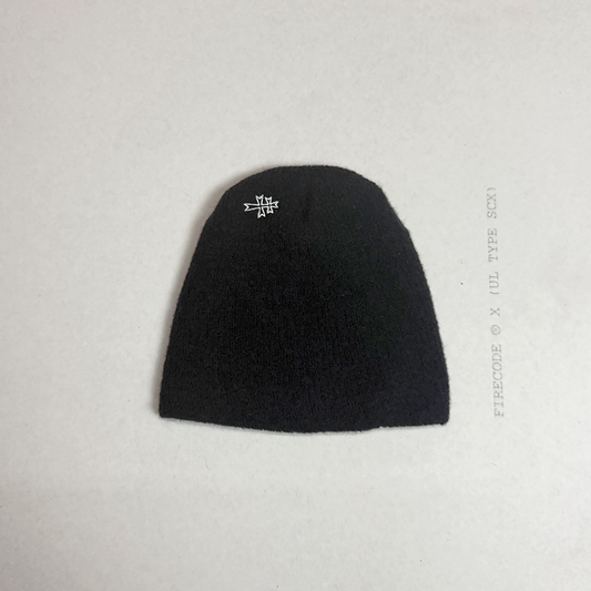 WOOL BEANIE - BLACK